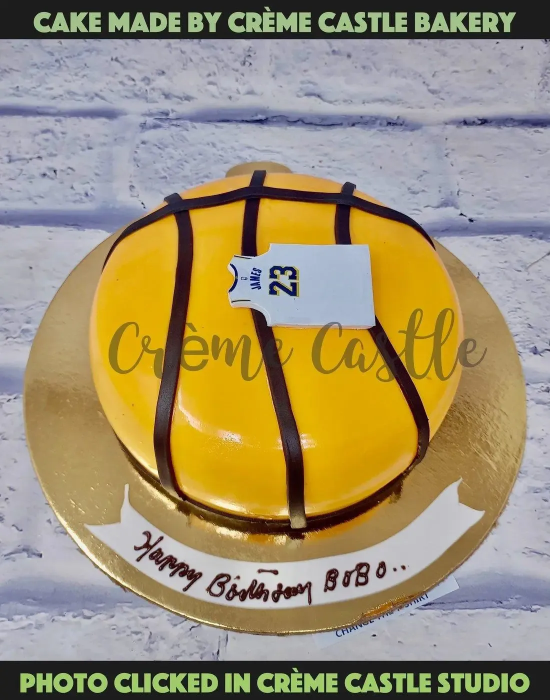 Basketball Shape Cake
