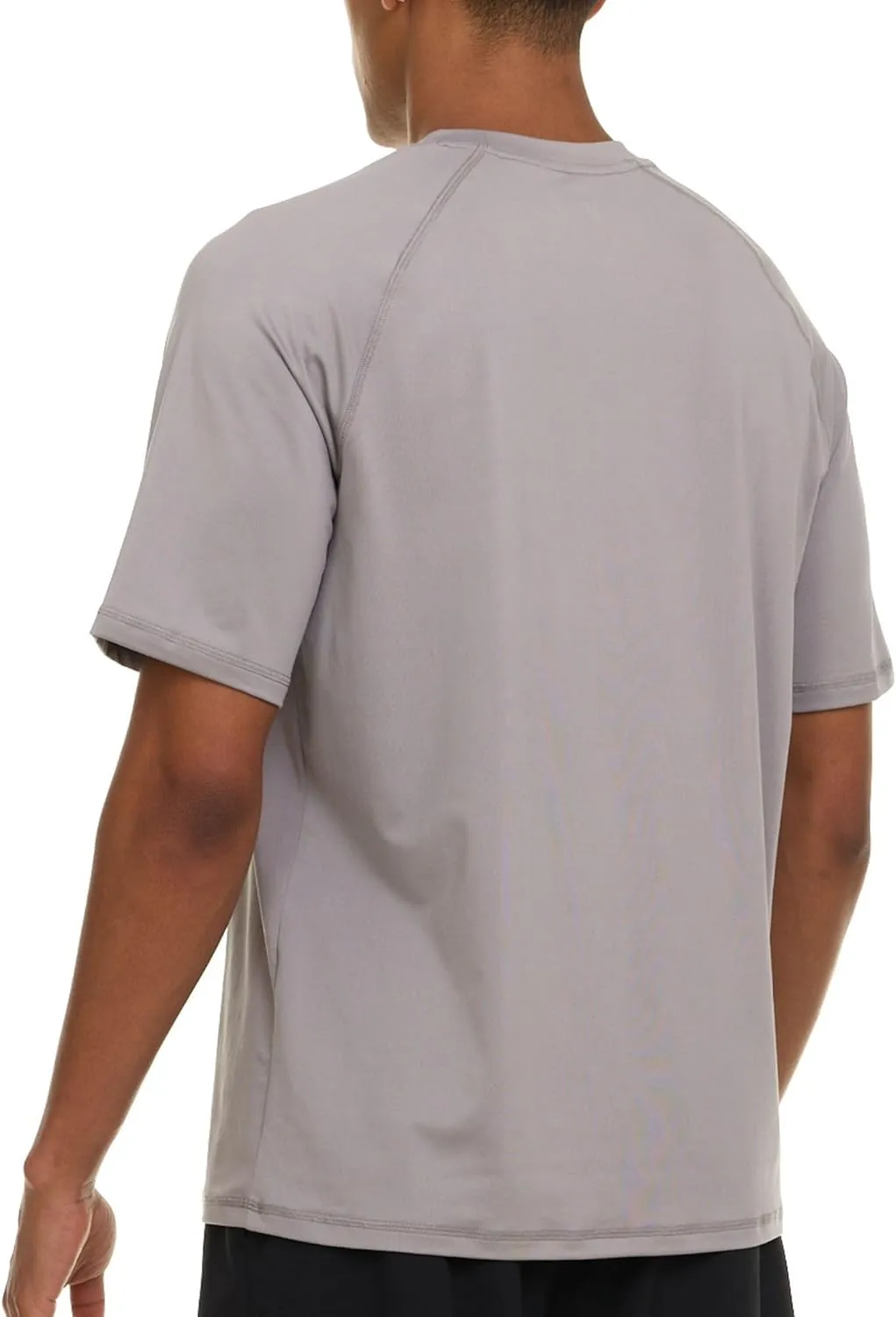Champion Rash Guard for Men Short Sleeve, Mens Swim Shirt, Sun Shirt UPF  50 UV Protection, SPF Quick Drying Rashguard