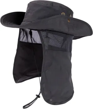 Comhats Oversized XL XXL Waterproof UPF50  Neck Flap Protection Cover Wide Brim Golf Packable Sun Hats for Men