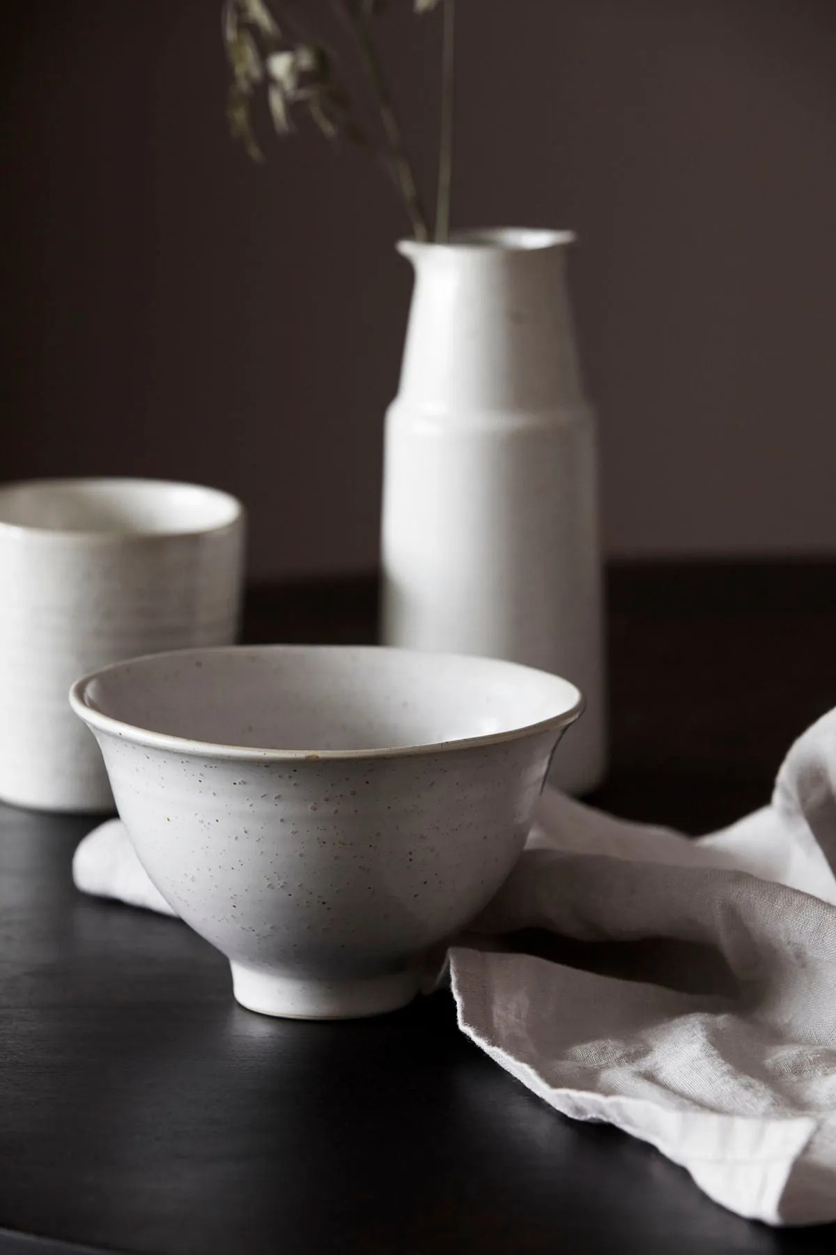 Dinner Plate | Pion | Grey Speckled Glaze | by House Doctor