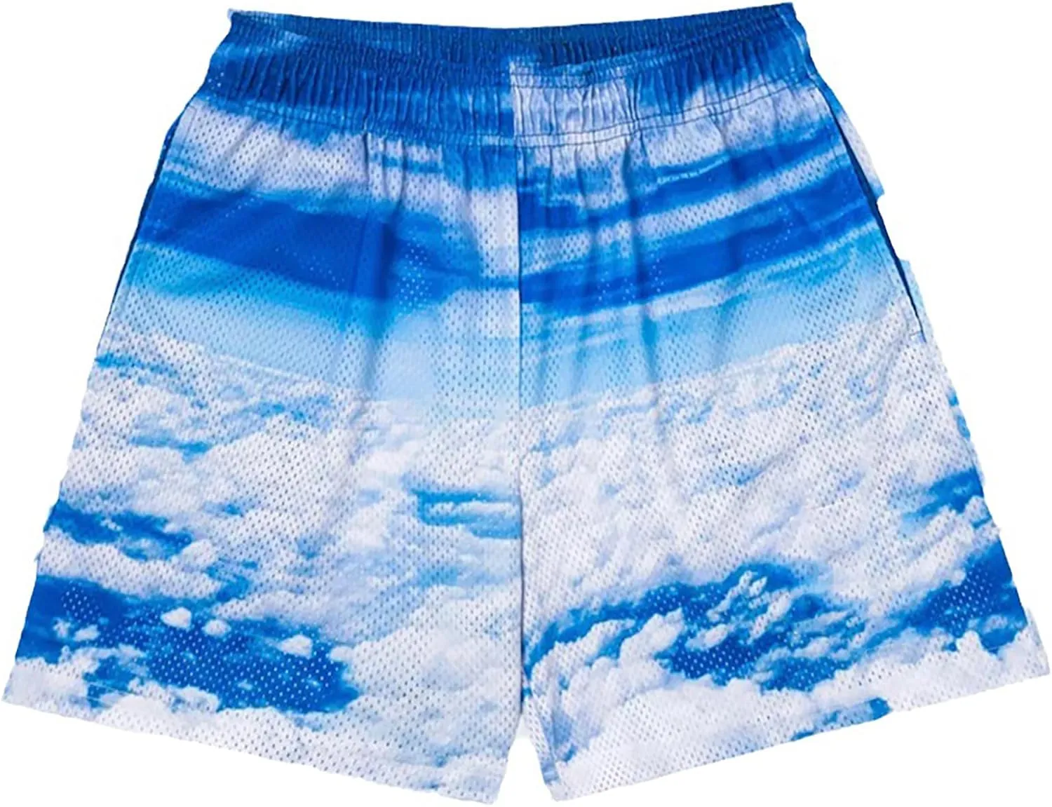 DIOTSR Mens Skyline Graphic Shorts Casual Streetwear Cool Basketball Shorts Running Workout Shorts with Pockets