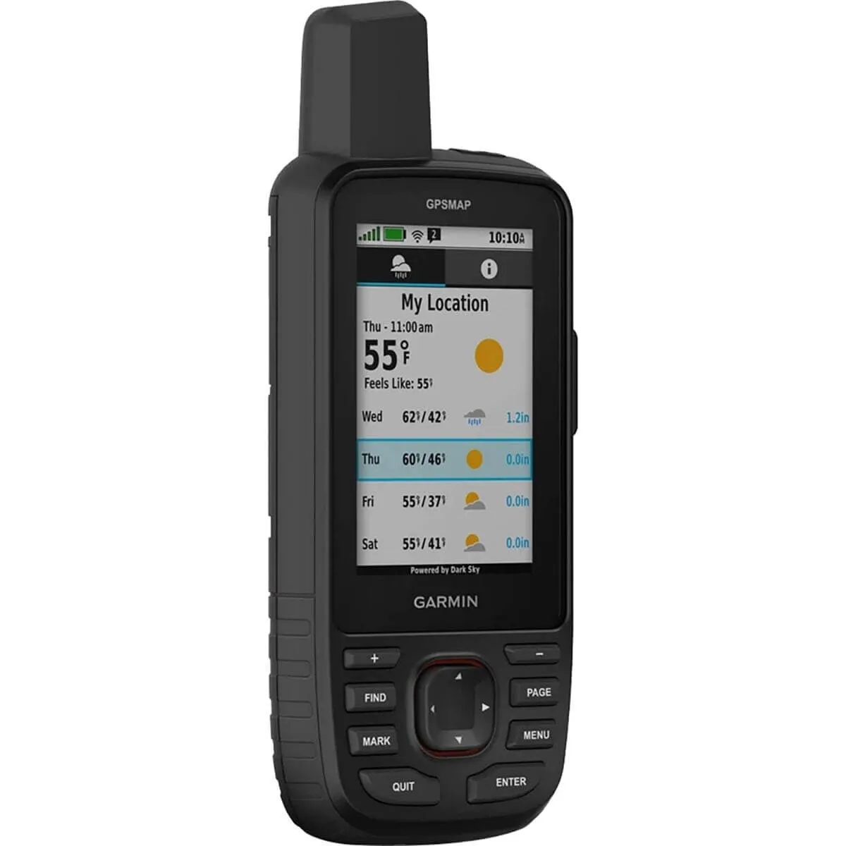 Garmin GPSMAP 67i navigator, black/red