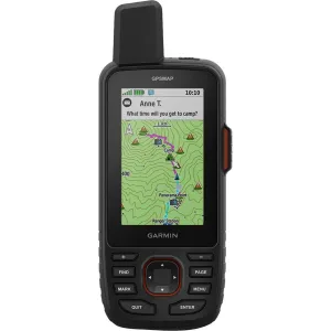 Garmin GPSMAP 67i navigator, black/red