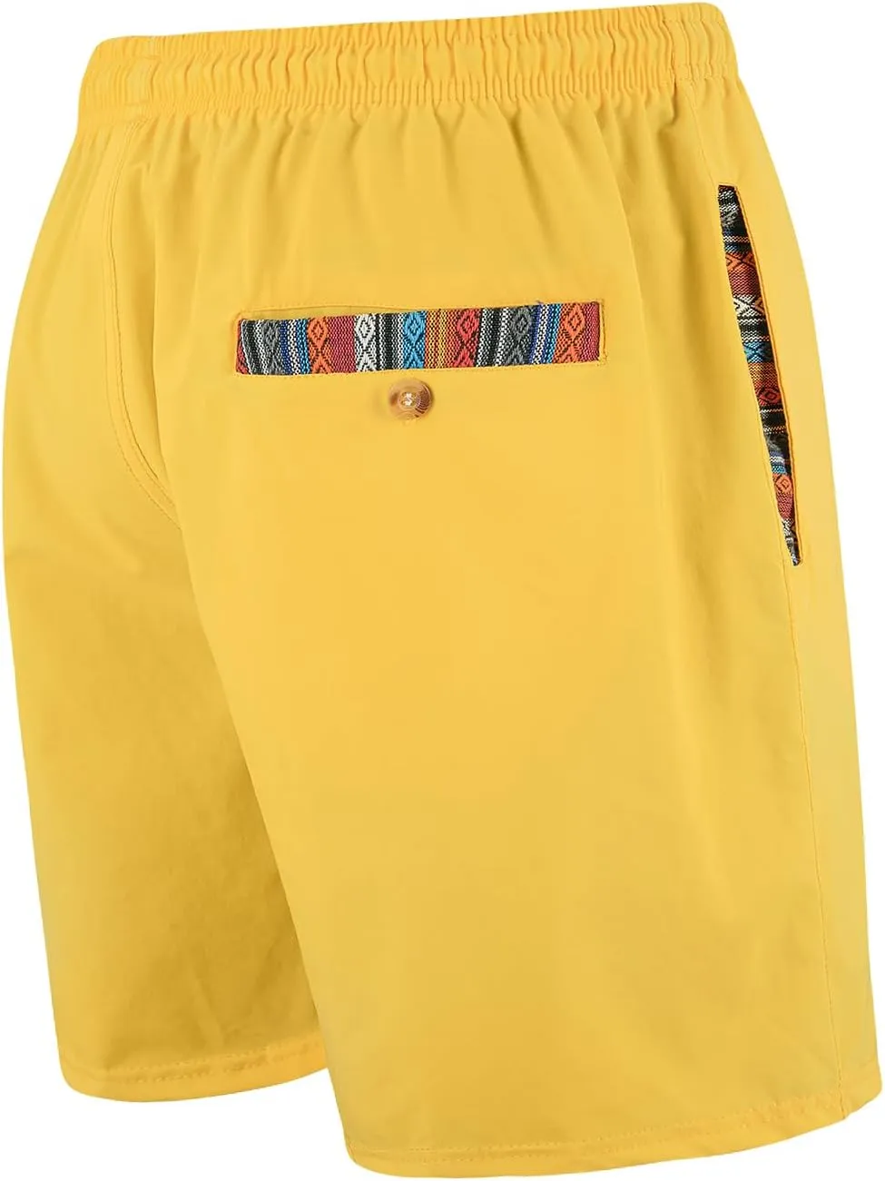 Loopory Mens Casual Shorts-Drawstring Summer Beach Stretch Twill Golf Shorts-Anti-Wrinkle Fabric-5"&7"