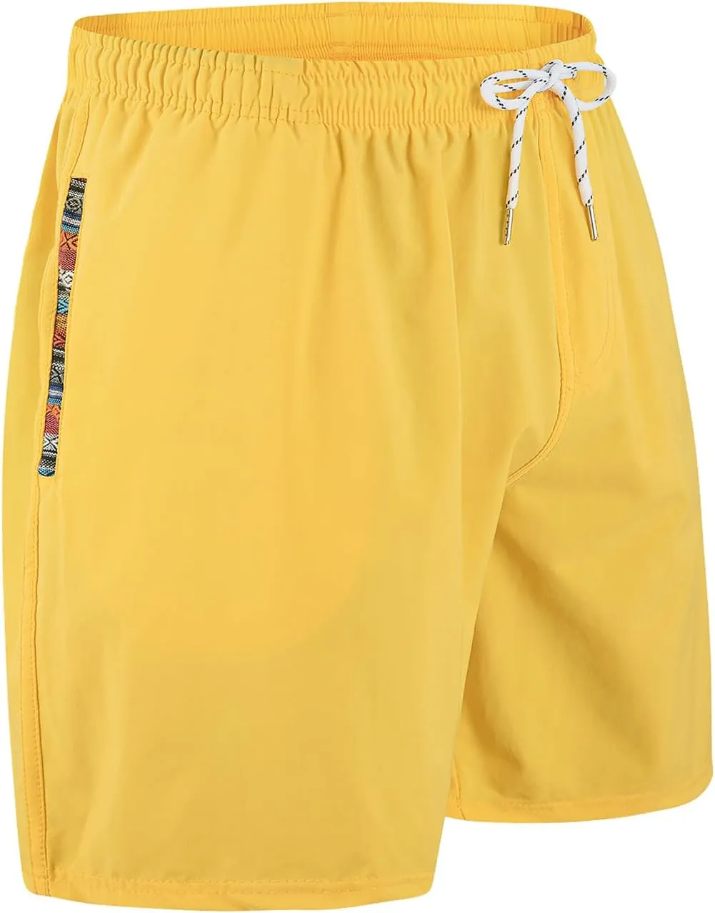 Loopory Mens Casual Shorts-Drawstring Summer Beach Stretch Twill Golf Shorts-Anti-Wrinkle Fabric-5"&7"