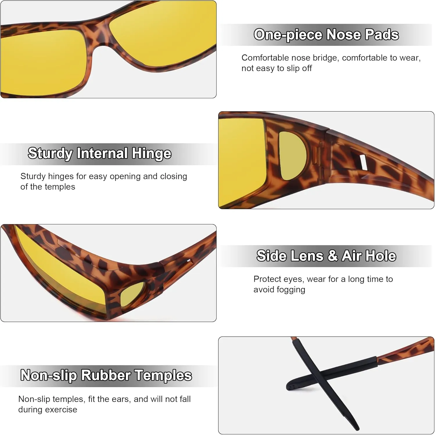 MEETSUN Fit Over Glasses Sunglasses for Men Women,Wrap Around Sunglasses Polarized UV400 Protection