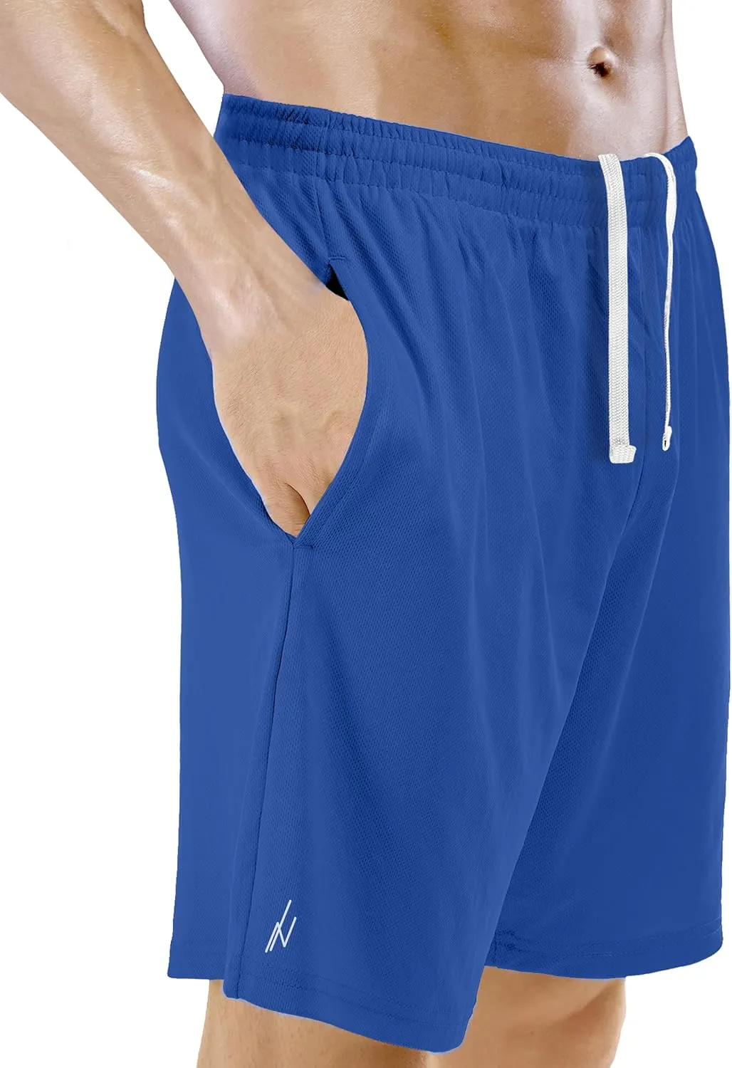 NY Threads 5 Pack Men's Athletic Shorts Quick Dry Loose-Fit Lightweight Running Workout Gym Shorts with Pockets