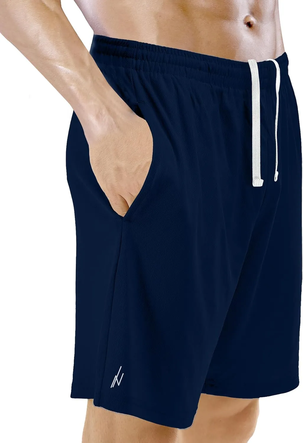 NY Threads 5 Pack Men's Athletic Shorts Quick Dry Loose-Fit Lightweight Running Workout Gym Shorts with Pockets