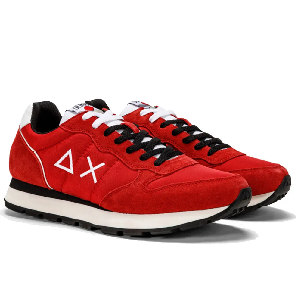 Scarpe Uomo Sun68 Sneakers Tom in Japan Colore Rosso
