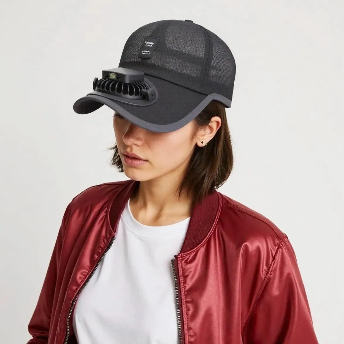 Solar Fan Hat, Mesh Baseball Cap with Solar Fan, Summer UV Protection Sun Hat, Solar Powered/USB Charging Fan Cap