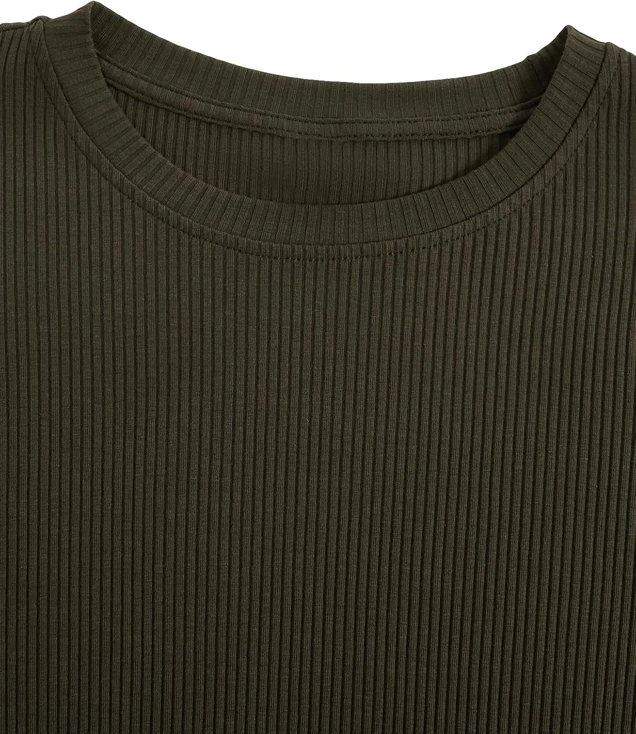 Verdusa Men's Casual Oversized Shirt Drop Shoulder Loose Fit Cropped Tops Half Sleeve T Shirts